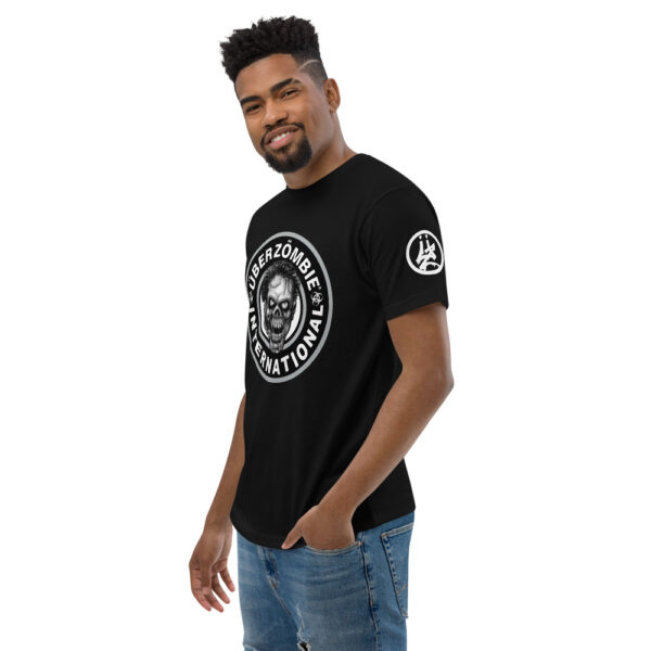 Mens fitted t-shirt Black Image