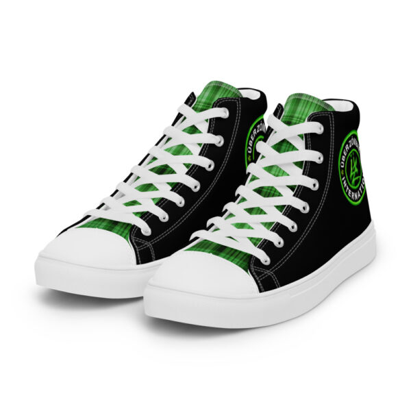 Mens high top canvas shoes Image