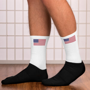 Black foot sublimated socks Image
