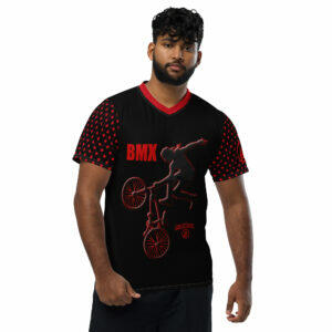 printed recycled unisex sports jersey Image
