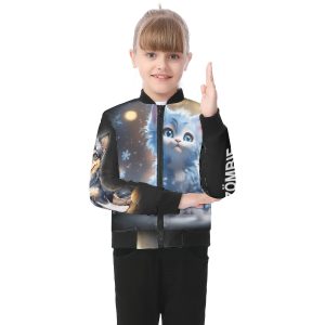 Pets-All-Over Print Kid's Bomber Jacket
